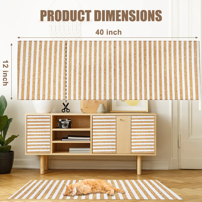 Mocherpion Natural Cork Cat Scratching Pad Mat - Upgraded Durable Wall & Furniture Protector, Trim-To-Fit Design with Strong 3M Adhesive, Eco-Friendly Safe Cat Toy for Sofa, Floor