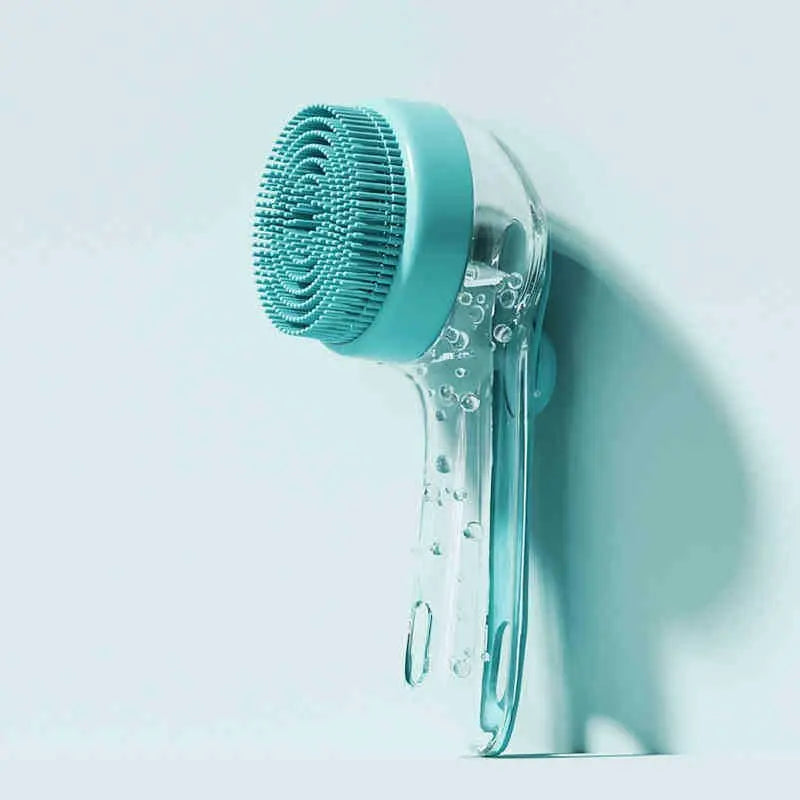 Pet Bath Brush 2 in 1 Dog Cat Bath Brush with Built-In Shampoo Dispenser Multi-Functional Dog Bath Brush for Long Short Haired Dogs Cats Shower Grooming Supplies Cleaner Tiktokshopspringglowup