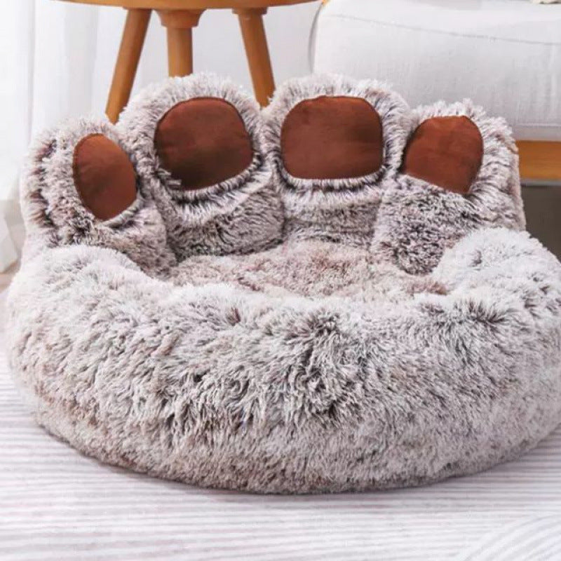 Kennel Warm Medium Large Dog Corgi Golden Retriever Bed Fleece-Lined Sofa Mattress